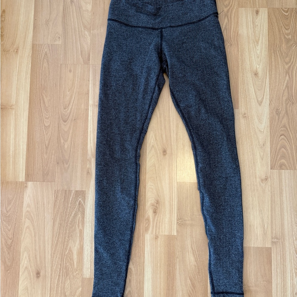 Lululemon Gray herringbone Leggings